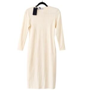 Ralph Lauren NWT Purple Collection Women's Cream Dress
